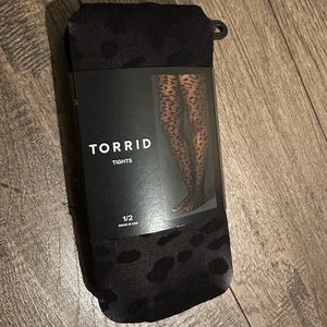 Torrid leopard tights